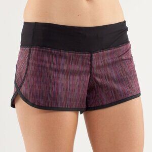 Lululemon Run: Speed Short Wee Are From Space Black March Multi / Black
